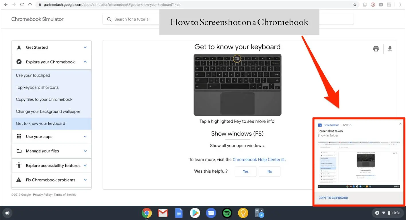 How to Screenshot on a Chromebook